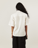 POPLIN CARGO SHIRT IN OFFWHITE