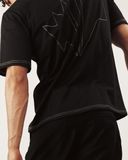 COTTON LOGO TEE - Black
