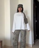 Cotton Logo Crew
