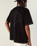 COTTON LOGO TEE - Black