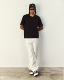 COTTON LOGO TEE - Black