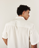 POPLIN CARGO SHIRT IN OFFWHITE