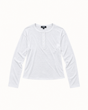 Cotton-knit 80's henley
