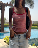 Cotton Cami Top in Stripe