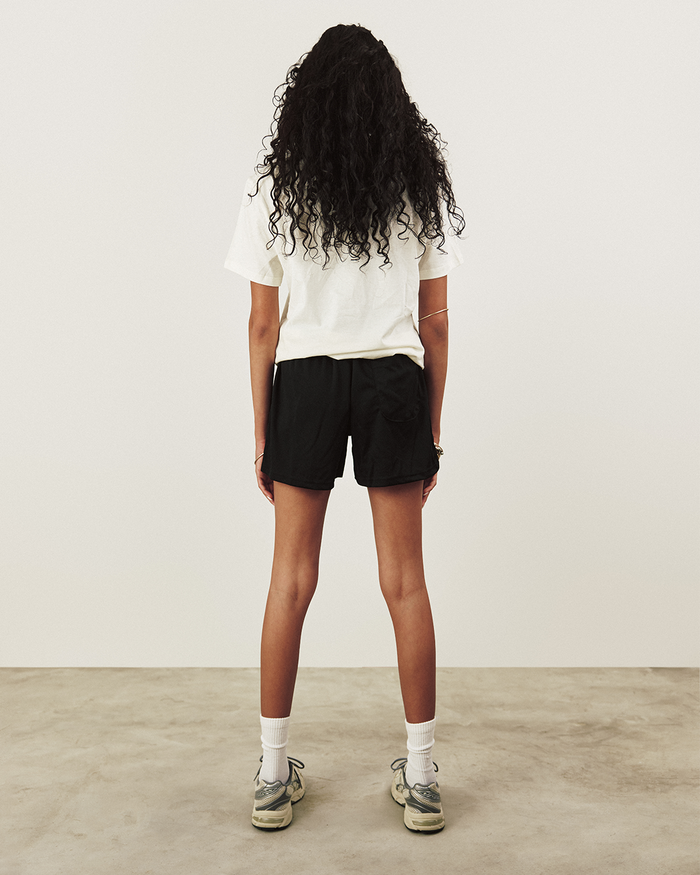 MESH SHORT IN BLACK