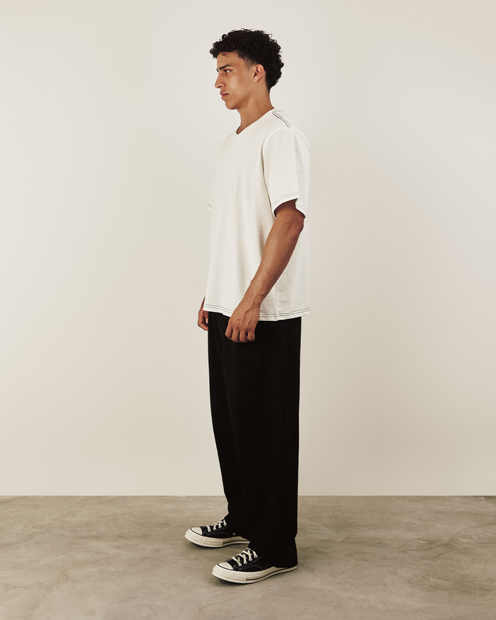 Cotton Logo Tee - Offwhite