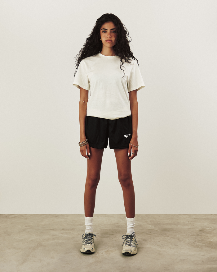 MESH SHORT IN BLACK