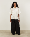 POPLIN CARGO SHIRT IN OFFWHITE