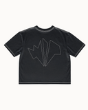COTTON LOGO TEE - Black
