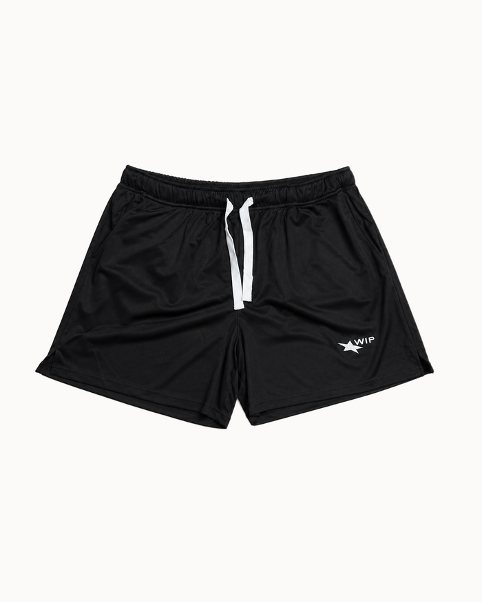 MESH SHORT IN BLACK