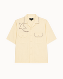 COTTON CARGO SHIRT IN CREAM