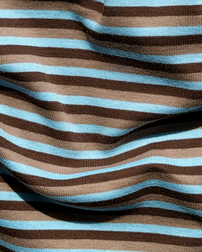 COTTON RACER TANK IN STRIPE