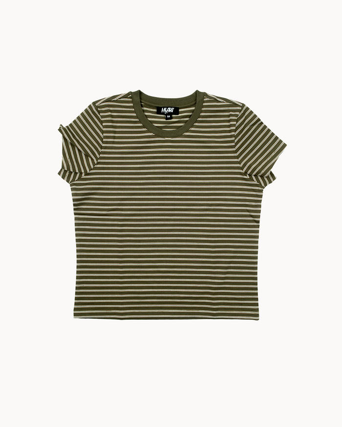 COTTON BABY TEE IN STRIPE